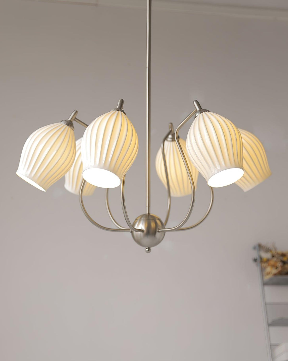 Ceramic_Ribbed_Chandelier