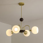 sculptural-glass-ribbed-chandelier