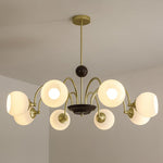 sculptural-glass-ribbed-chandelier