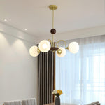 sculptural-glass-ribbed-chandelier