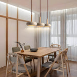 Yellow Cave Stone Japanese Style Retro Cream Pendant Lamp