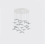 Aviara LED Pendant Light – Modern Aluminum Bird-Inspired Ceiling Lamp