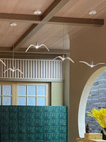 Aviara LED Pendant Light – Modern Aluminum Bird-Inspired Ceiling Lamp