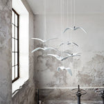 Aviara LED Pendant Light – Modern Aluminum Bird-Inspired Ceiling Lamp