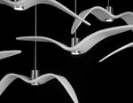 Aviara LED Pendant Light – Modern Aluminum Bird-Inspired Ceiling Lamp