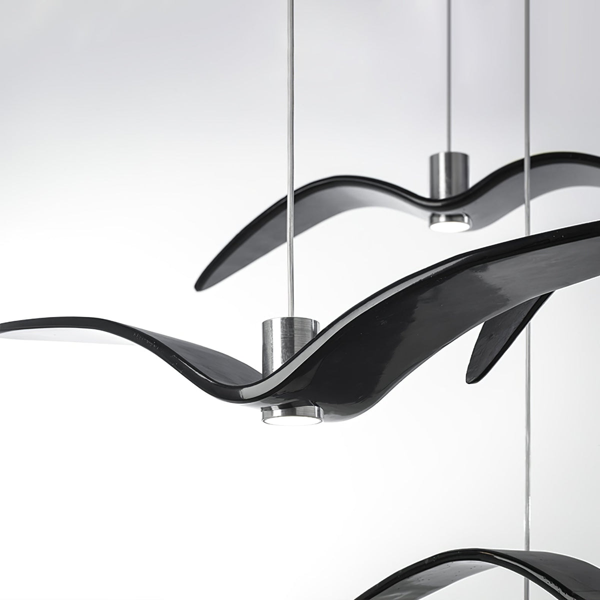 Aviara LED Pendant Light – Modern Aluminum Bird-Inspired Ceiling Lamp