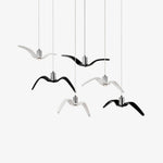 Aviara LED Pendant Light – Modern Aluminum Bird-Inspired Ceiling Lamp