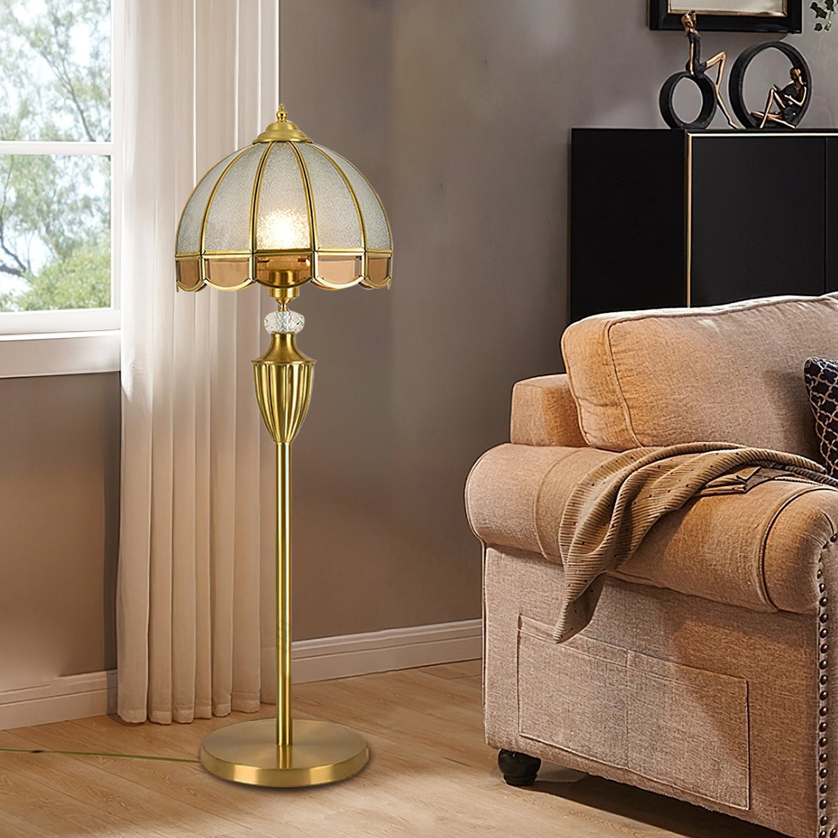 Sector Glass Floor Lamp