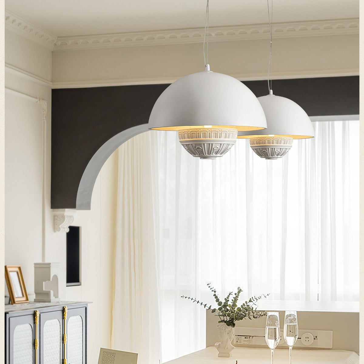 Semi Circular Pendant Light