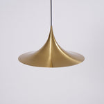 Semi Arch Pendant Light – Designer Aluminum Swag Lamp for Dining & Living Spaces