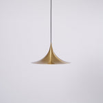 Semi Arch Pendant Light – Designer Aluminum Swag Lamp for Dining & Living Spaces