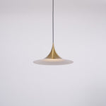Semi Arch Pendant Light – Designer Aluminum Swag Lamp for Dining & Living Spaces