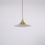 Semi Arch Pendant Light – Designer Aluminum Swag Lamp for Dining & Living Spaces
