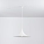 Semi Arch Pendant Light – Designer Aluminum Swag Lamp for Dining & Living Spaces
