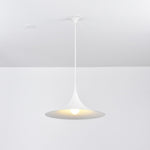 Semi Arch Pendant Light – Designer Aluminum Swag Lamp for Dining & Living Spaces