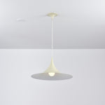 Semi Arch Pendant Light – Designer Aluminum Swag Lamp for Dining & Living Spaces