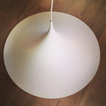 Semi Arch Pendant Light – Designer Aluminum Swag Lamp for Dining & Living Spaces