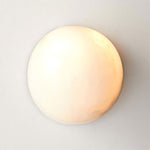 Semicircular Alabaster Wall Lamp