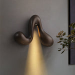 Sera Flow Wood Wall Light – Sculptural LED Sconce for Modern Interiors