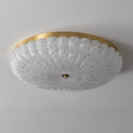 Seraphim Modern Gold Ceiling Light with Clear Glass Accents