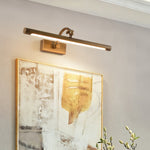 Serelune Pivot Vanity Wall Light – Antique Brass LED Sconce