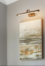 Serelune Pivot Vanity Wall Light – Antique Brass LED Sconce