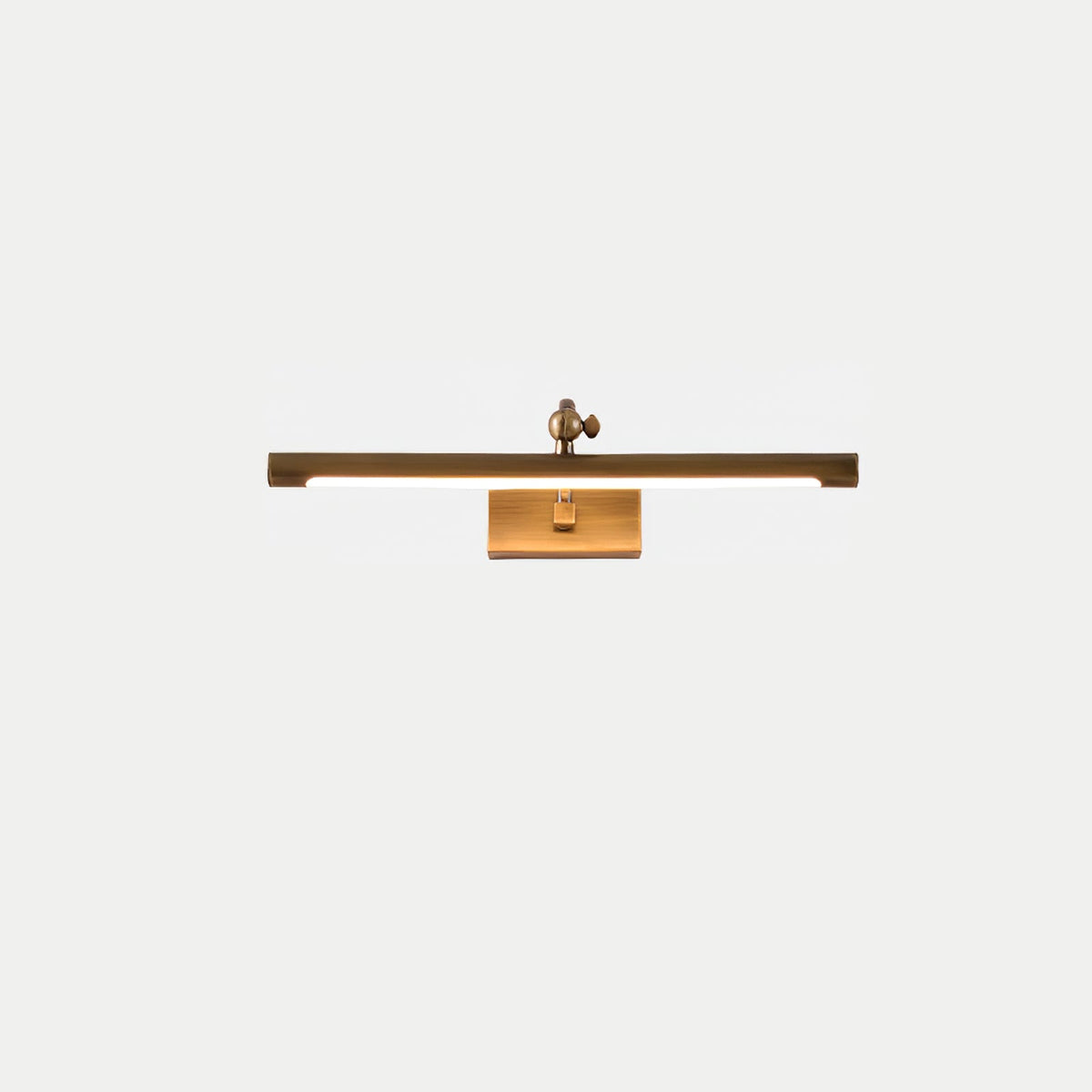 Serelune Pivot Vanity Wall Light – Antique Brass LED Sconce