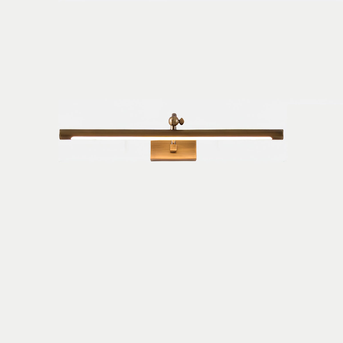Serelune Pivot Vanity Wall Light – Antique Brass LED Sconce