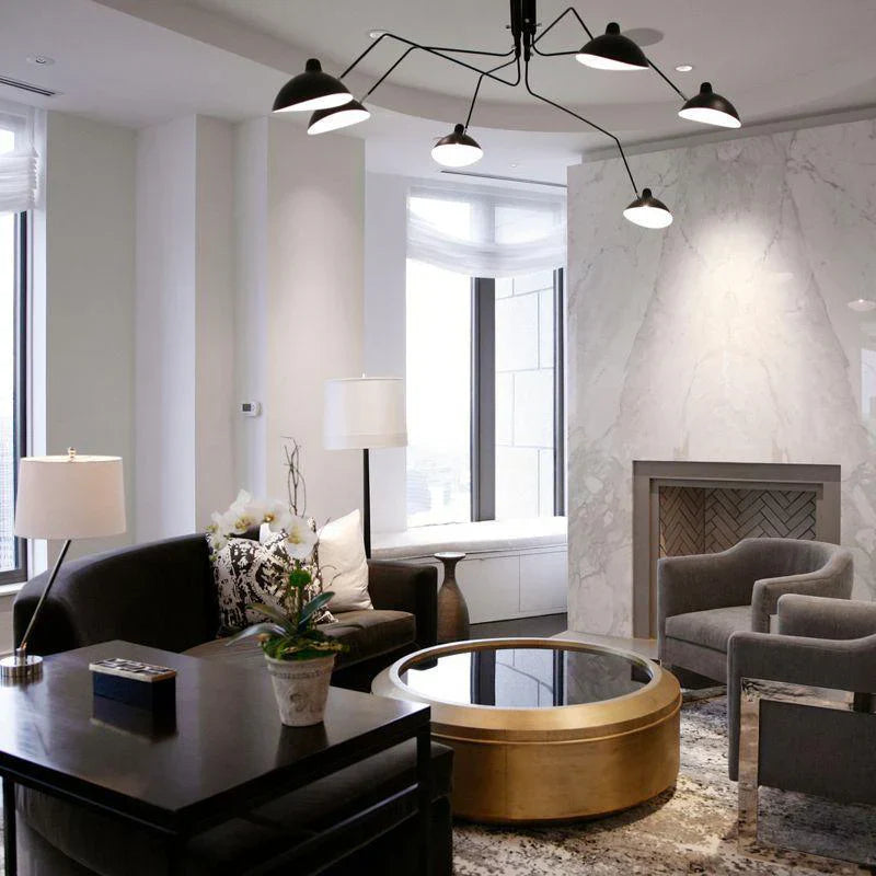French Medieval Nordic Style Living Room Chandelier