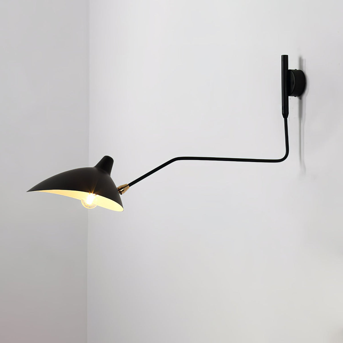 Sculptural Multi-Arm Spider Wall Sconce in Black or White