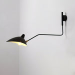 Sculptural Multi-Arm Spider Wall Sconce in Black or White