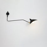 Sculptural Multi-Arm Spider Wall Sconce in Black or White