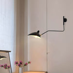 Sculptural Multi-Arm Spider Wall Sconce in Black or White
