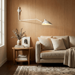 Sculptural Multi-Arm Spider Wall Sconce in Black or White