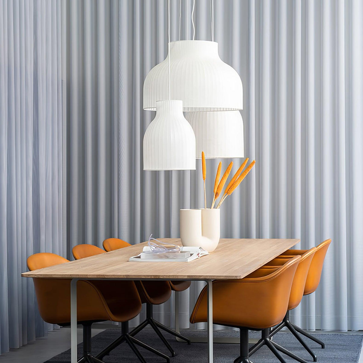 Serica Trio Silk Pendant Collection