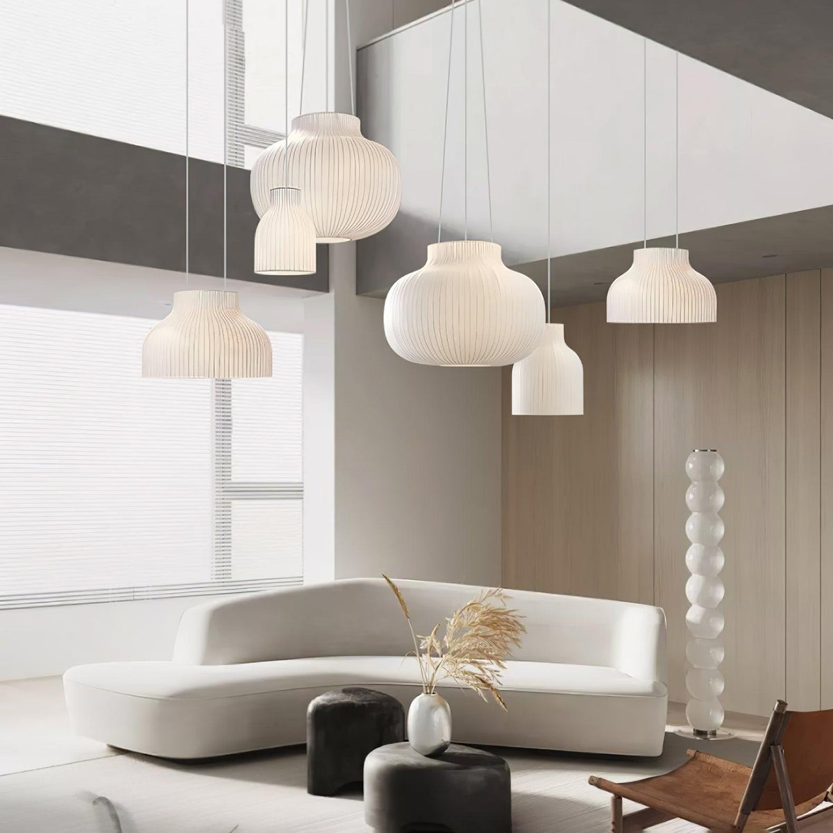Serica Trio Silk Pendant Collection