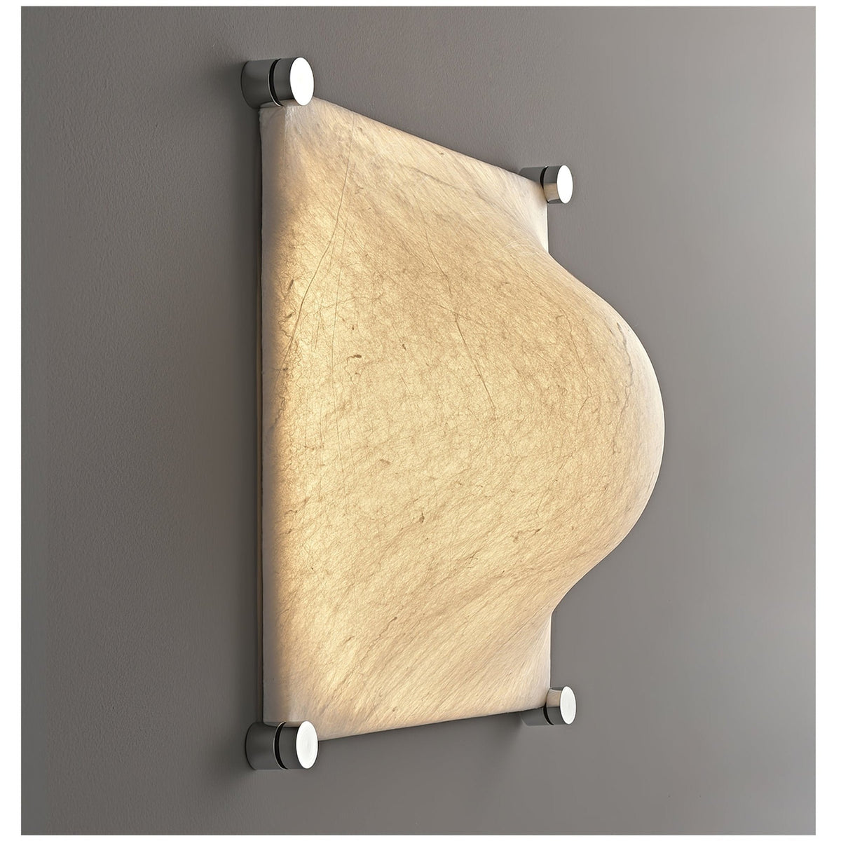 Serica Silk-Textured LED Wall Sconce for Modern Interiors