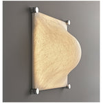 Serica Silk-Textured LED Wall Sconce for Modern Interiors