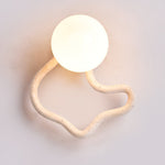 Serpentine Travertine Wall Sconce — Modern Organic Lighting for Hallways & Living Spaces