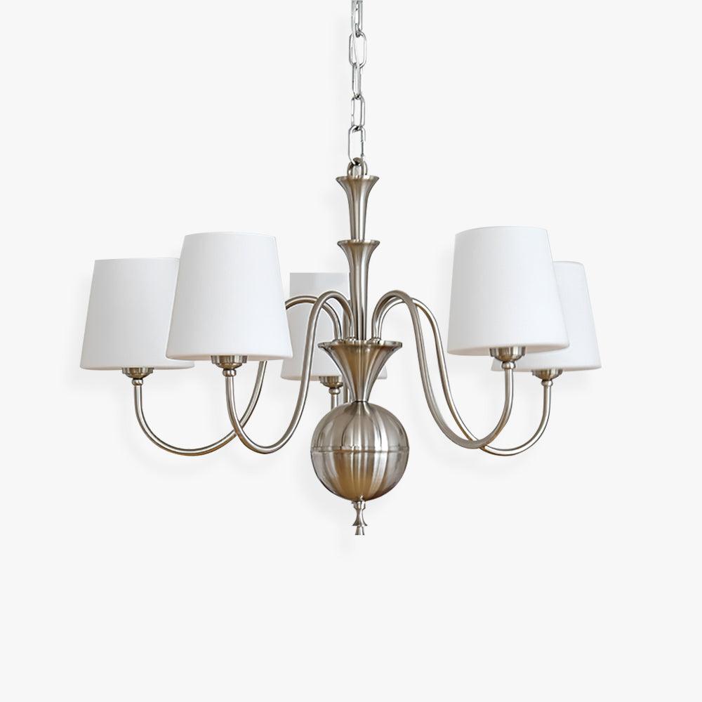 Shabby Chrome Glass Chandelier for Modern Dining Room and Living Room