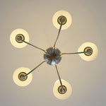 Shabby Chrome Glass Chandelier for Modern Dining Room and Living Room