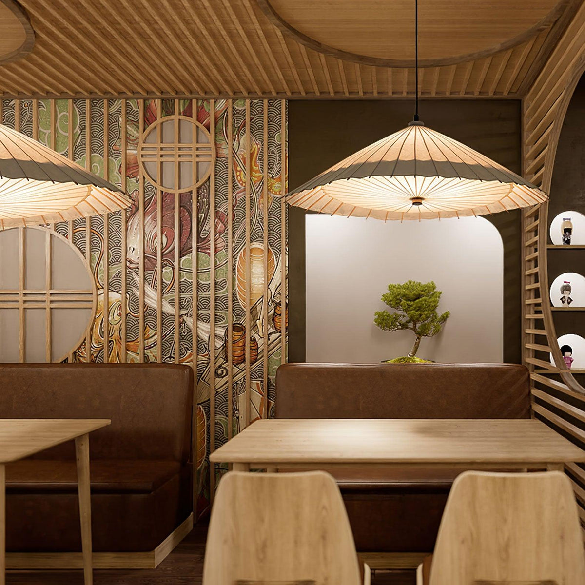 Shade Umbrella Pendant Lamp