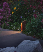 Shadow Peak Outdoor Bollard Light — Sculptural LED Path Light in Stainless Steel