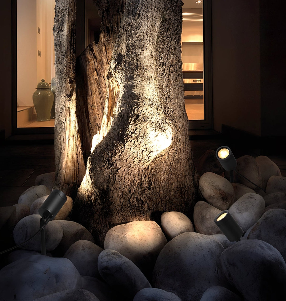 Shadow Pierce LED Ground Spike Light – Minimalist Outdoor Landscape Spotlight
