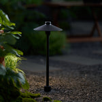 Shadowcap LED Path Light – Minimalist Outdoor Garden Lamp in Black