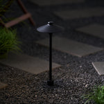Shadowcap LED Path Light – Minimalist Outdoor Garden Lamp in Black