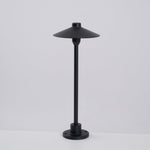 Shadowcap LED Path Light – Minimalist Outdoor Garden Lamp in Black