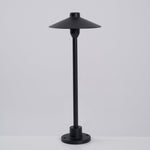 Shadowcap LED Path Light – Minimalist Outdoor Garden Lamp in Black