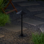 Shadowcap LED Path Light – Minimalist Outdoor Garden Lamp in Black