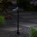 Shadowcap LED Path Light – Minimalist Outdoor Garden Lamp in Black